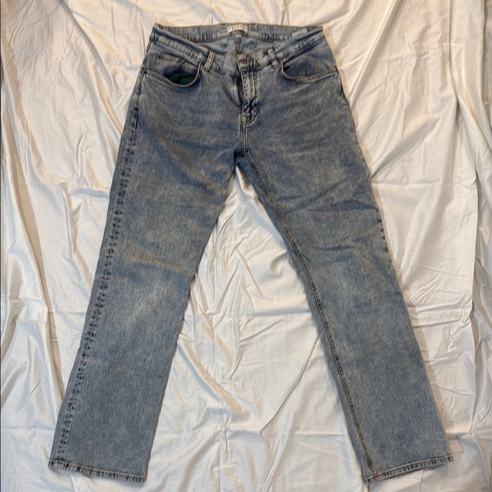 Tecovas Blue Straight-Leg Jeans with Vintage Wash